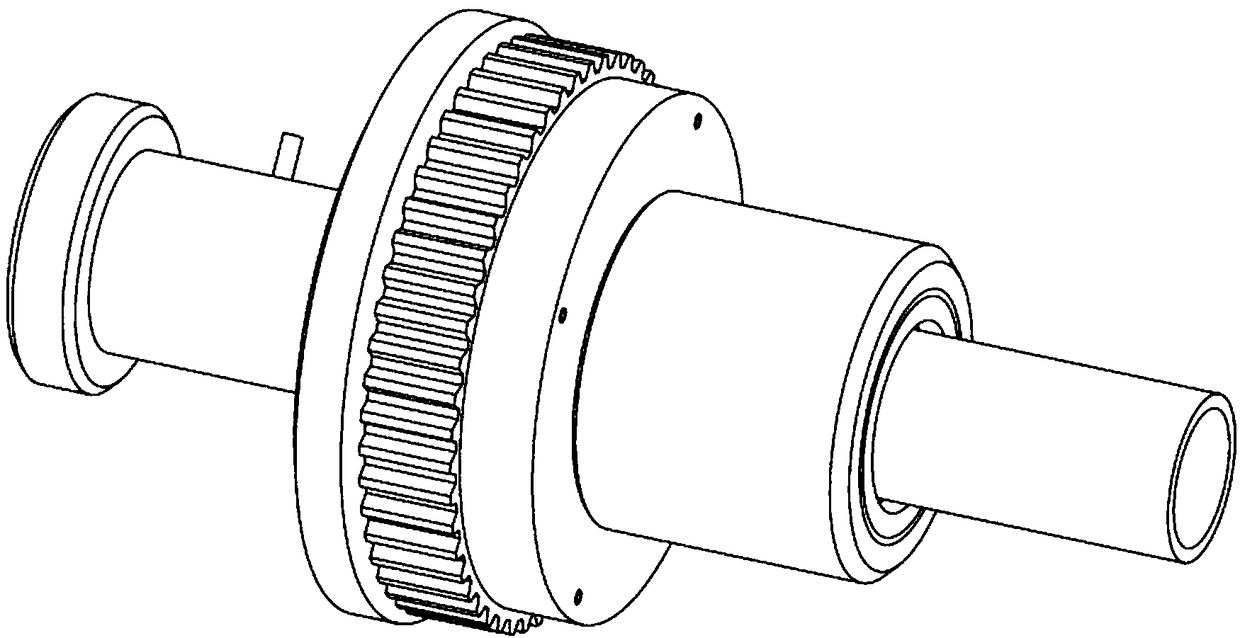 Automatic clamping device for liner tube in PCVD equipment