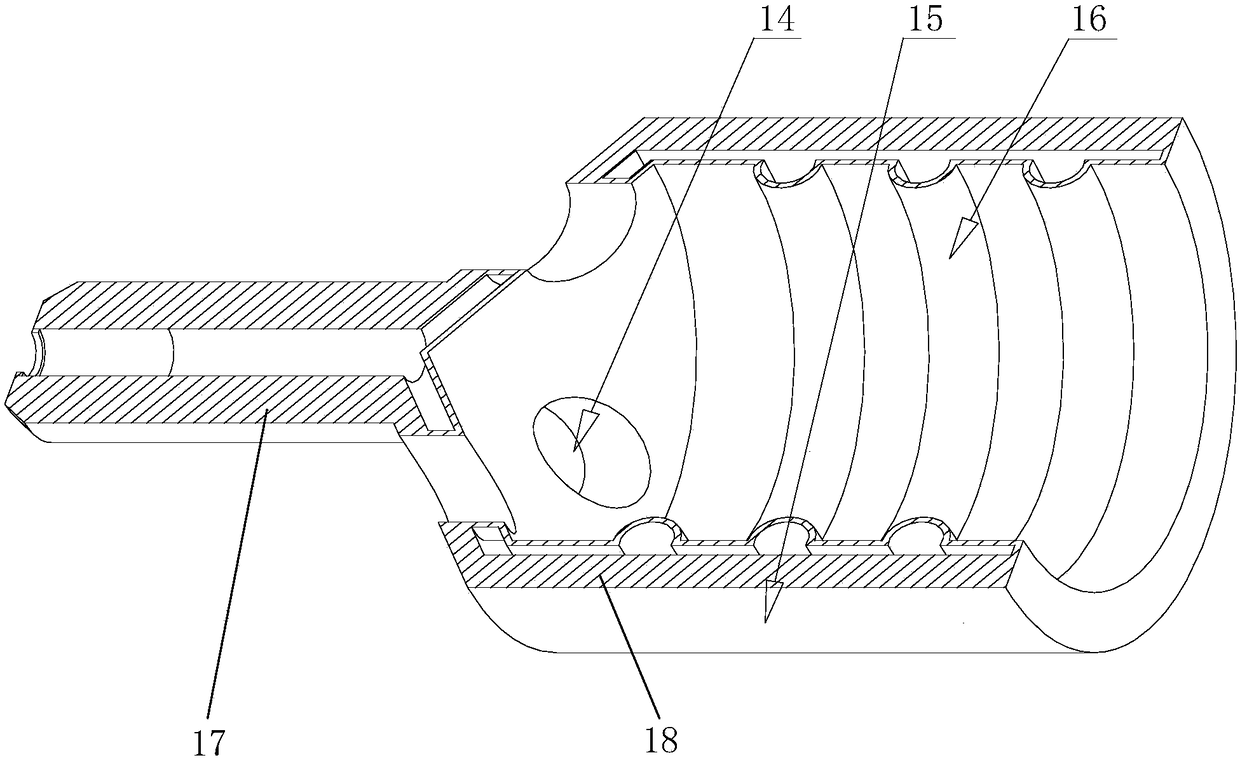 Automatic clamping device for liner tube in PCVD equipment