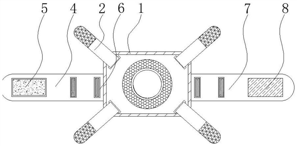 Difficult-to-fall anus bag for patients with fecal incontinence