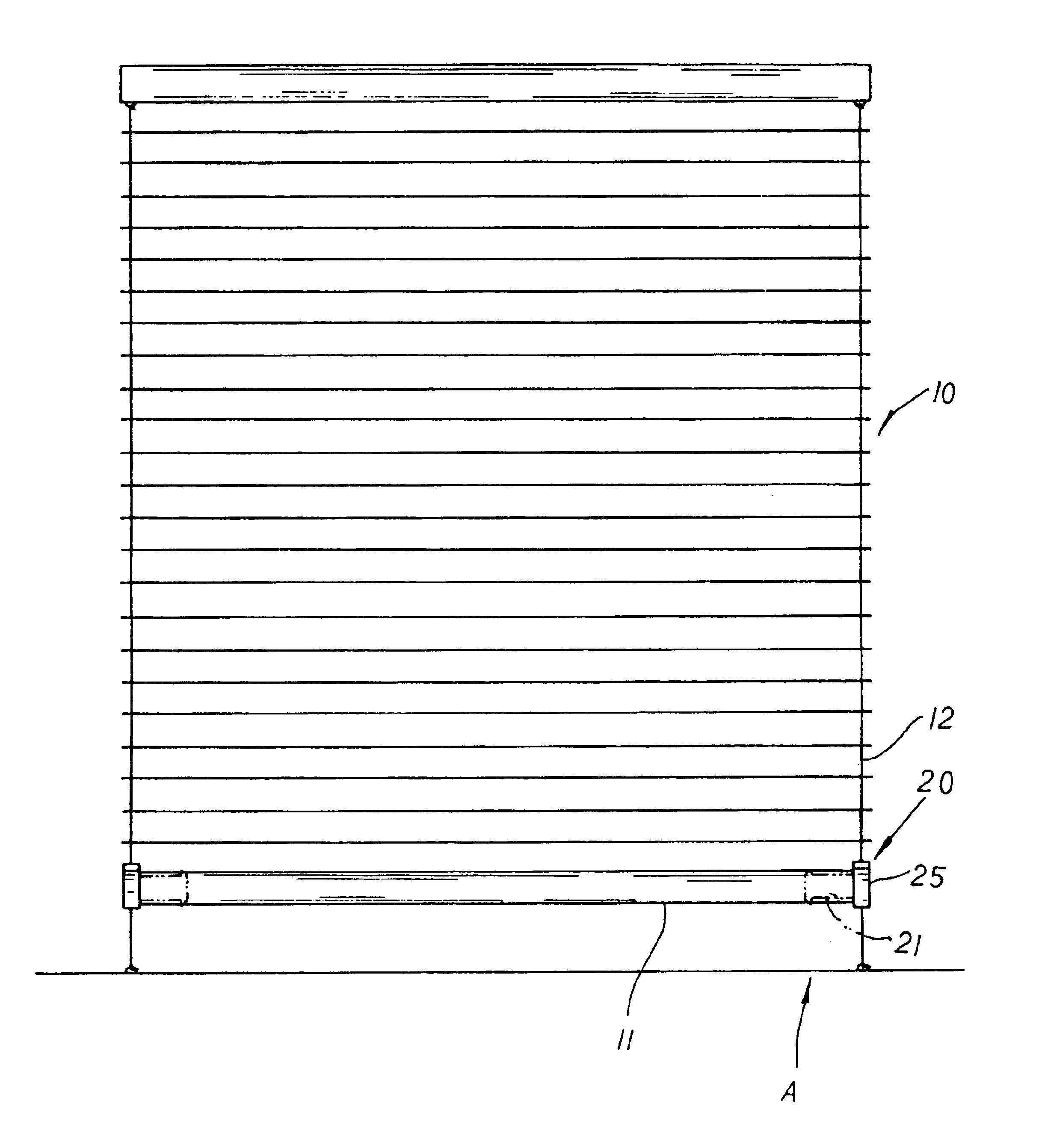 Non-pull cord operable venetian blind