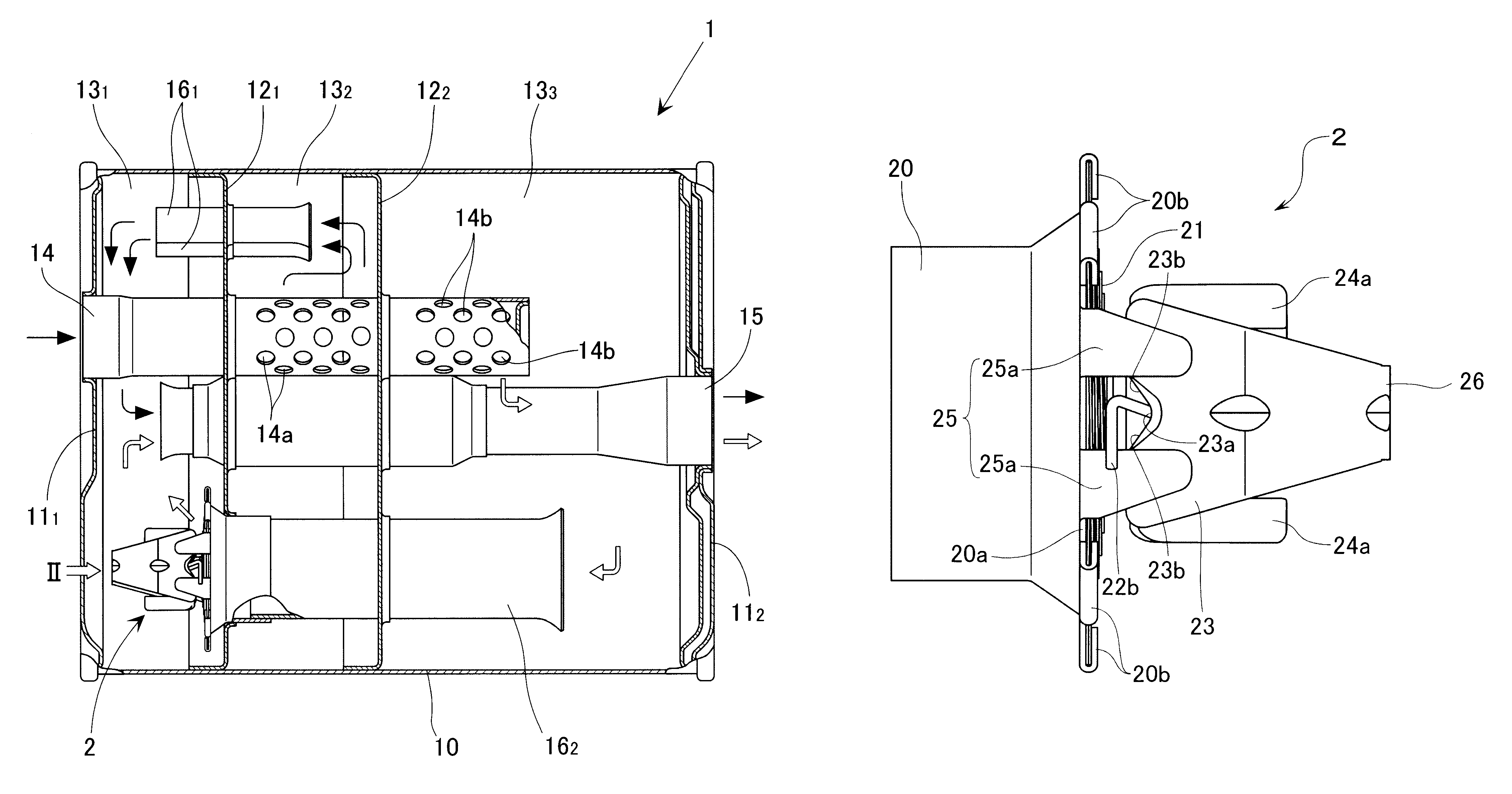 Exhaust passage control valve