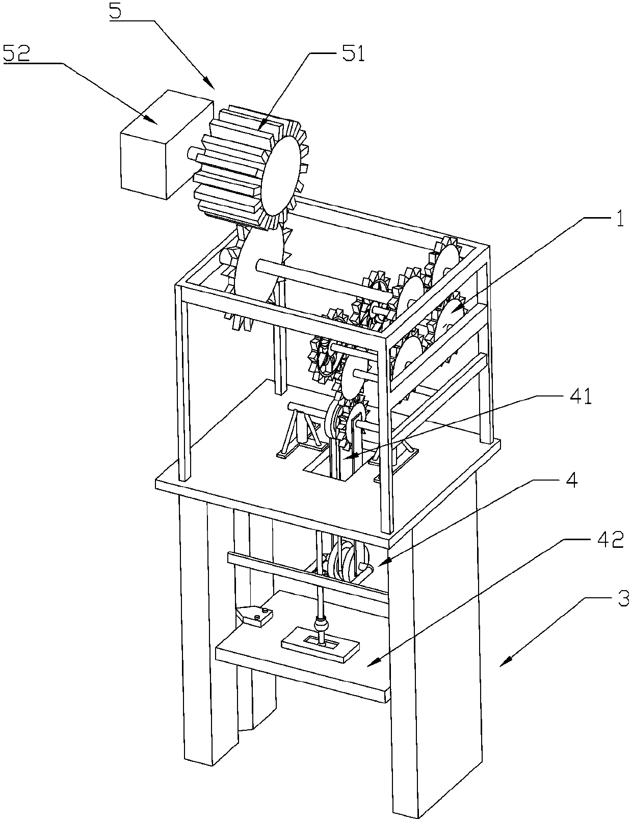 Same-direction conversion device and ocean power generation system adopting same-direction conversion device