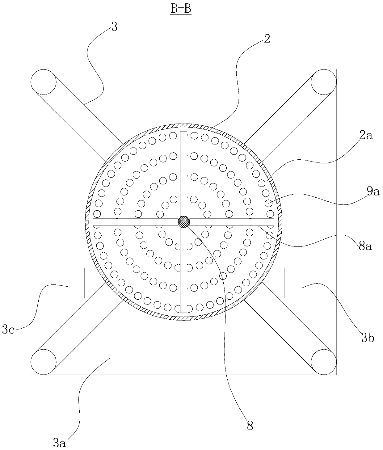 Cement storing and taking device for laboratory