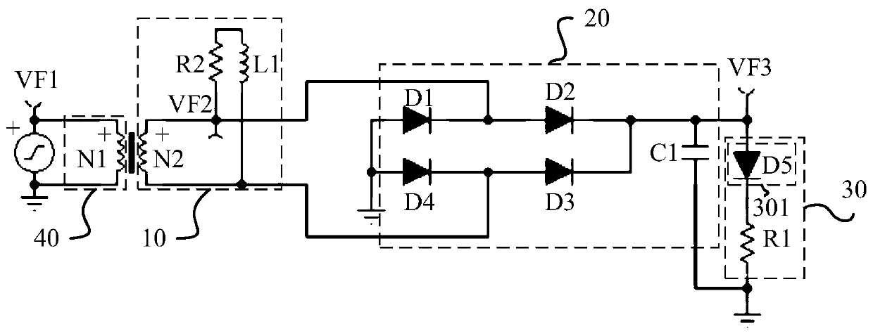 Antenna position detection device and detection method