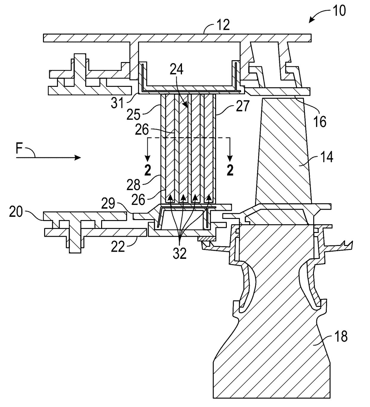 Baffle insert for a gas turbine engine component and component with baffle insert