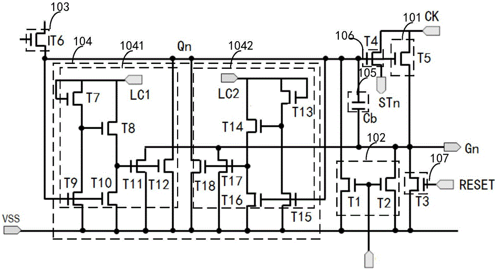 GOA drive circuit and liquid crystal display device