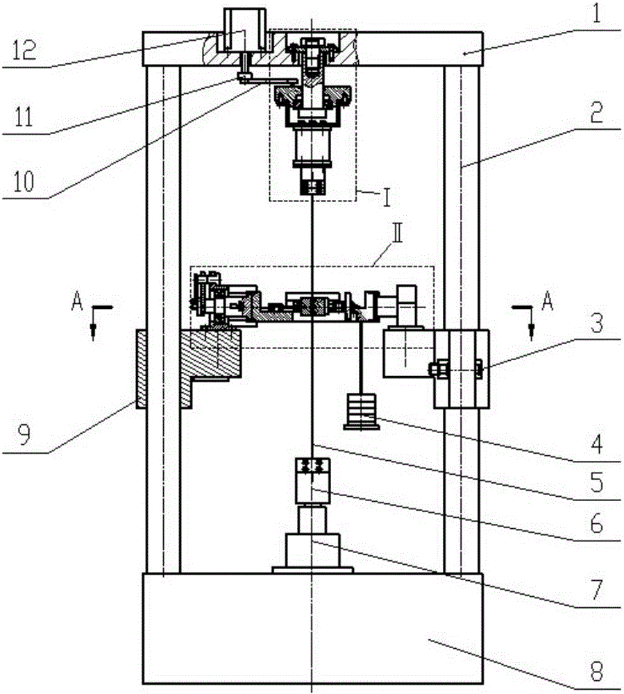 A kind of steel wire multi-axis fretting fatigue test device and method