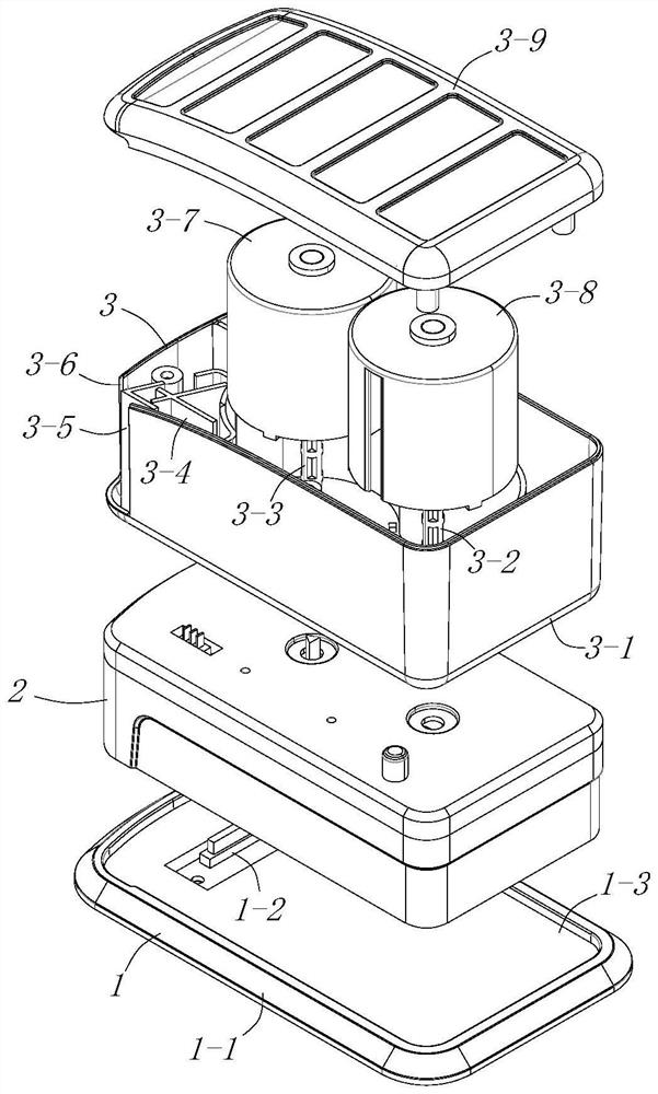 Full-automatic after-needle pasting sheet taking machine