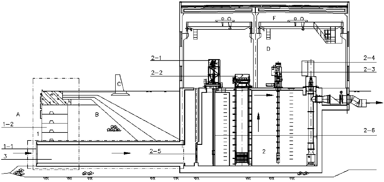 Sea water taking instrument for liquefied natural gas receiving station