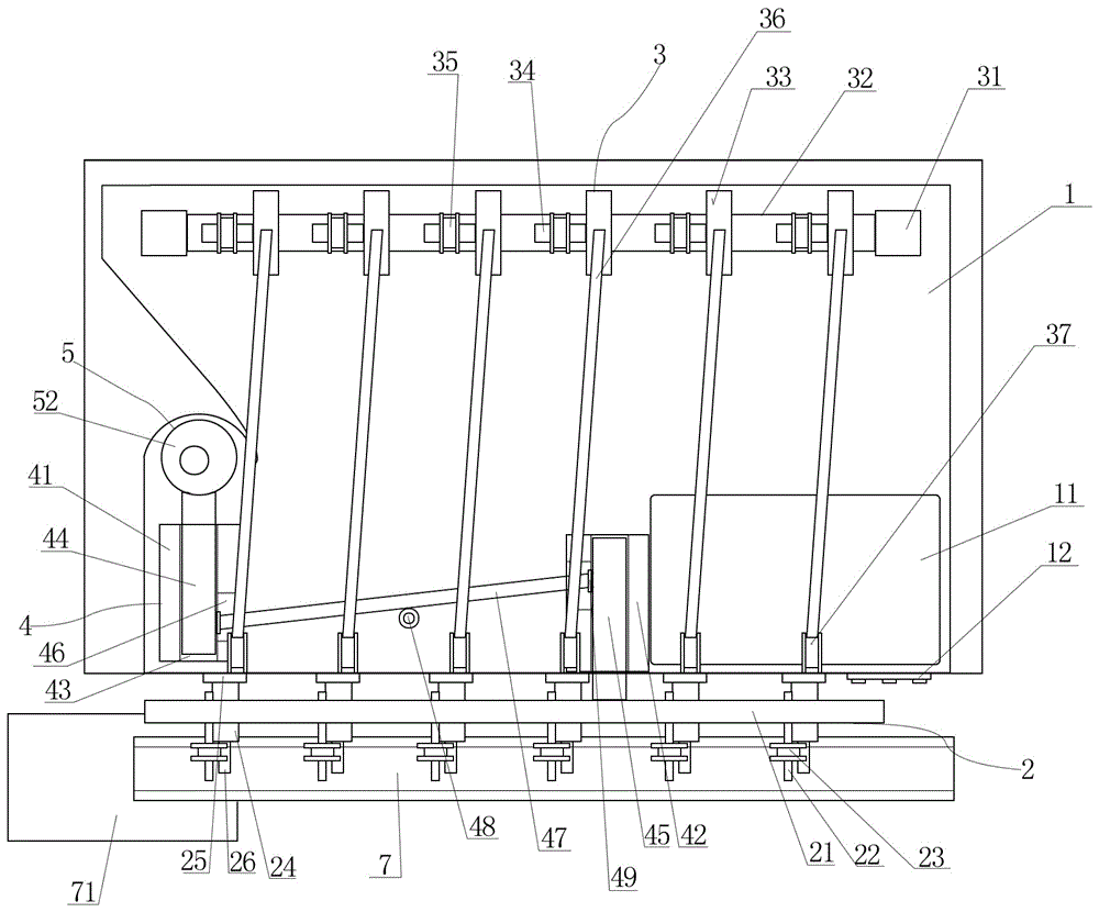 Coil winding collecting device for clock