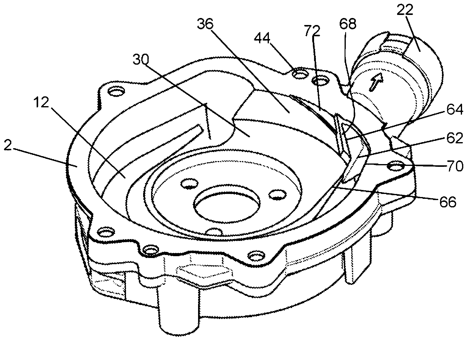 Side channel blower, in particular a secondary air blower for an internal combustion machine