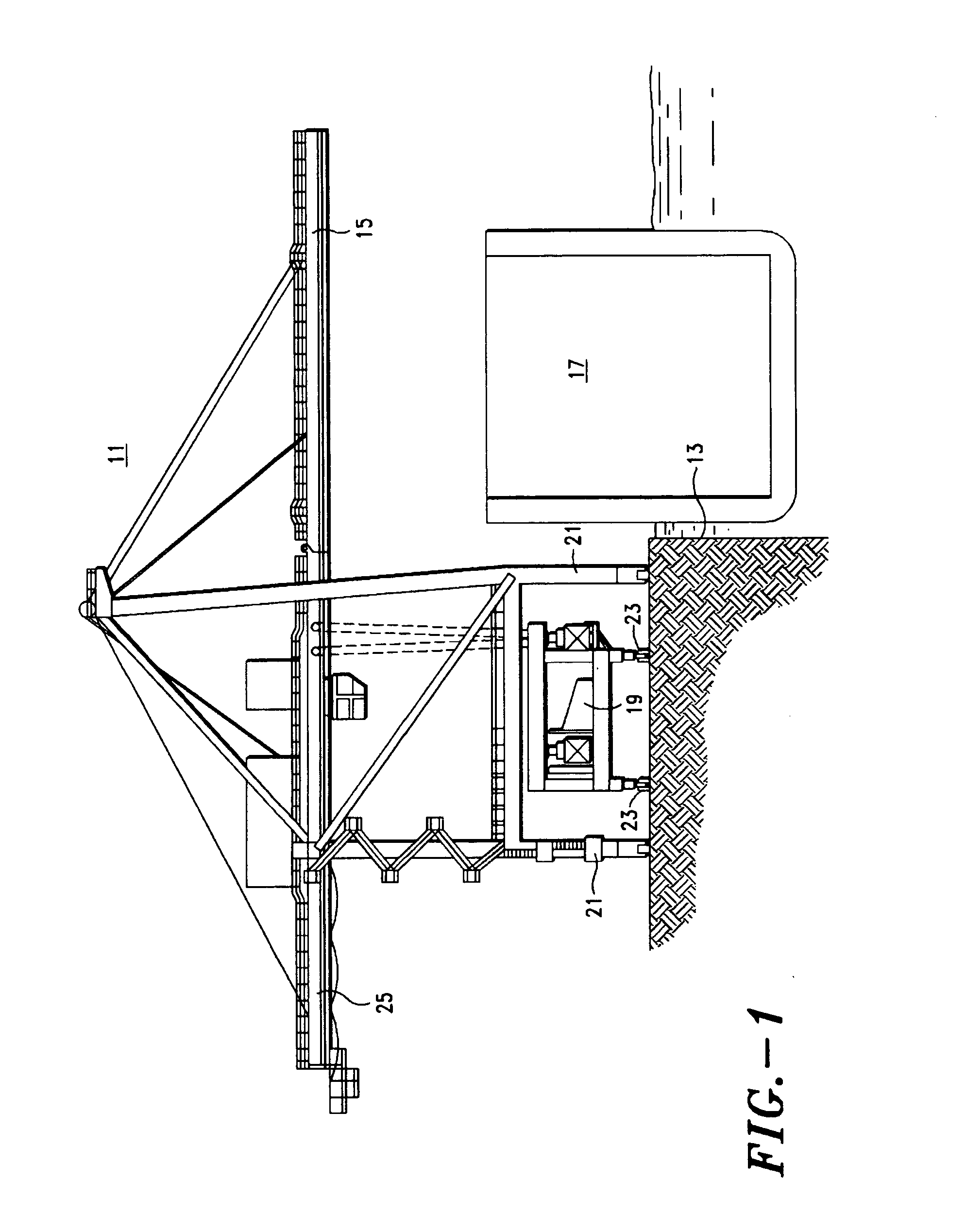 Mobile cargo container scanning crane