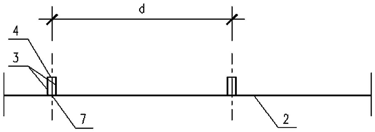 Mounting method of Larsen steel plate pile crown beam