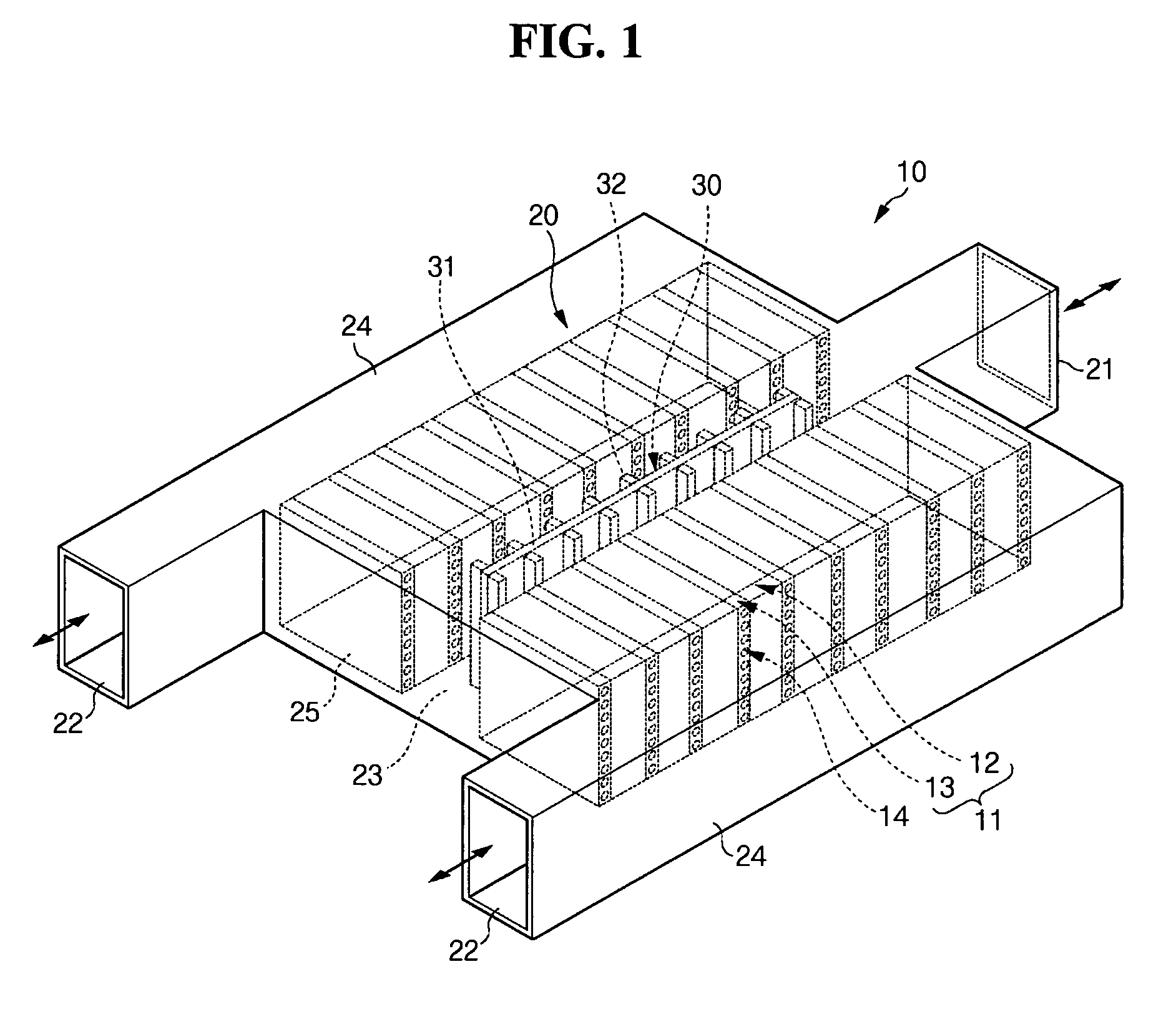 Battery module having improved cooling efficiency