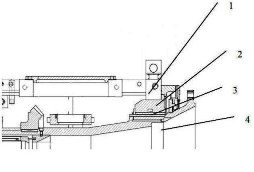 Laying head using dynamic-static pressure oil film bearing