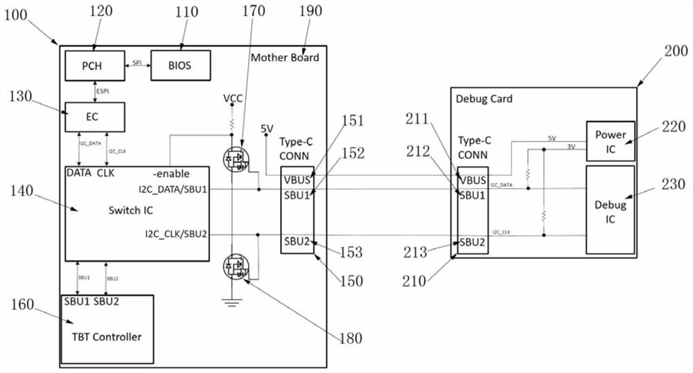 Electronic device and detection system capable of being detected by detection device