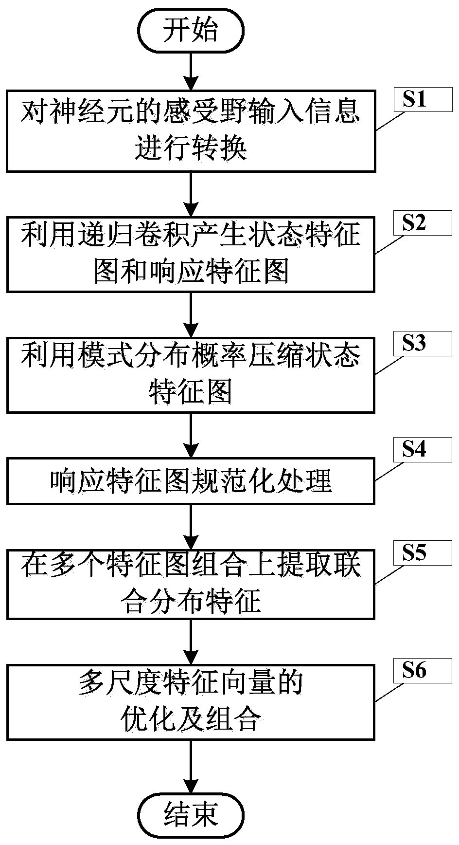 Image multi-scale feature extraction method based on cellular neural network