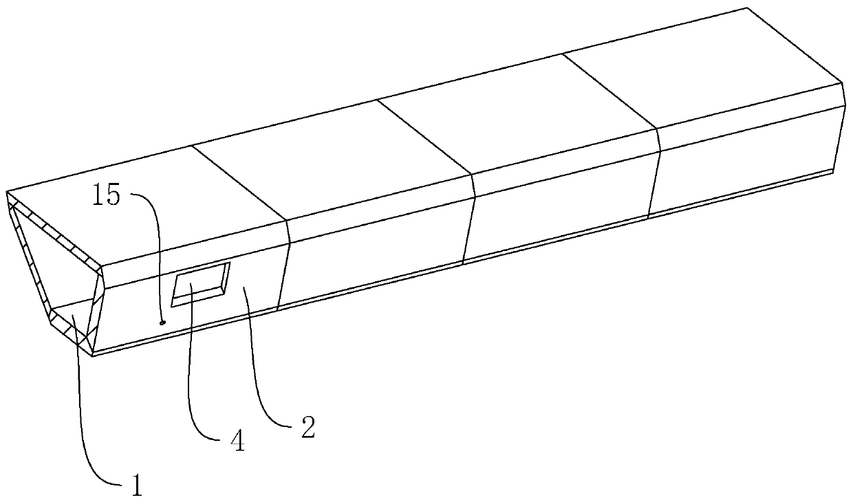 Drainage ditch for alleviating drainage pressure