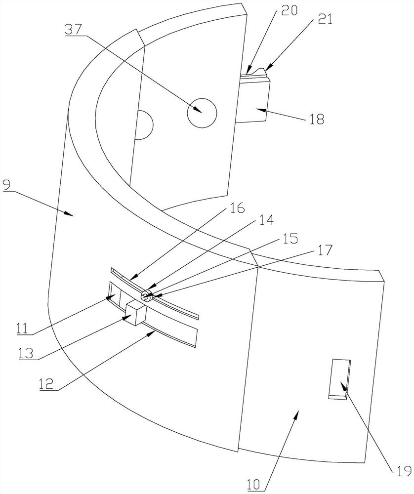 Bedside moving device for pneumology department rehabilitation patient