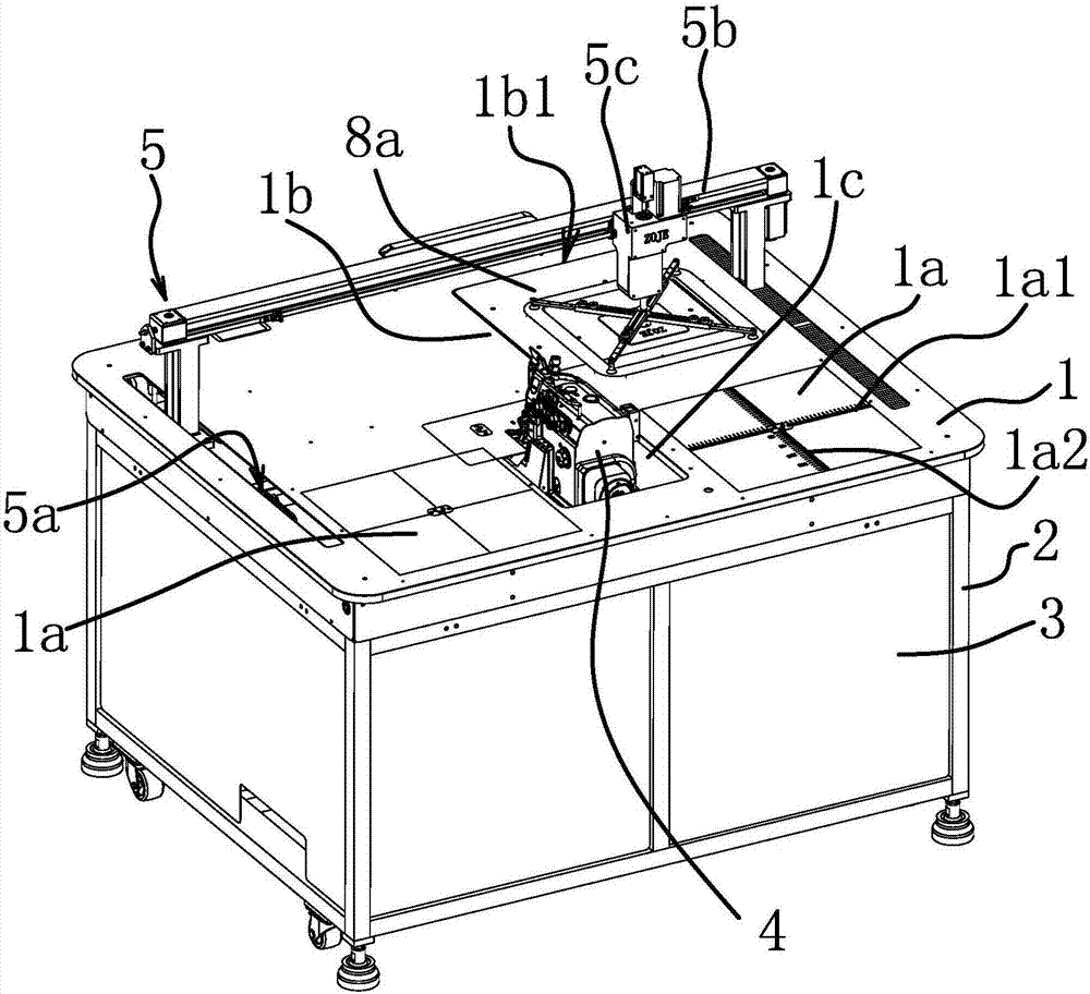 Peripheral seam automatic sewing machine