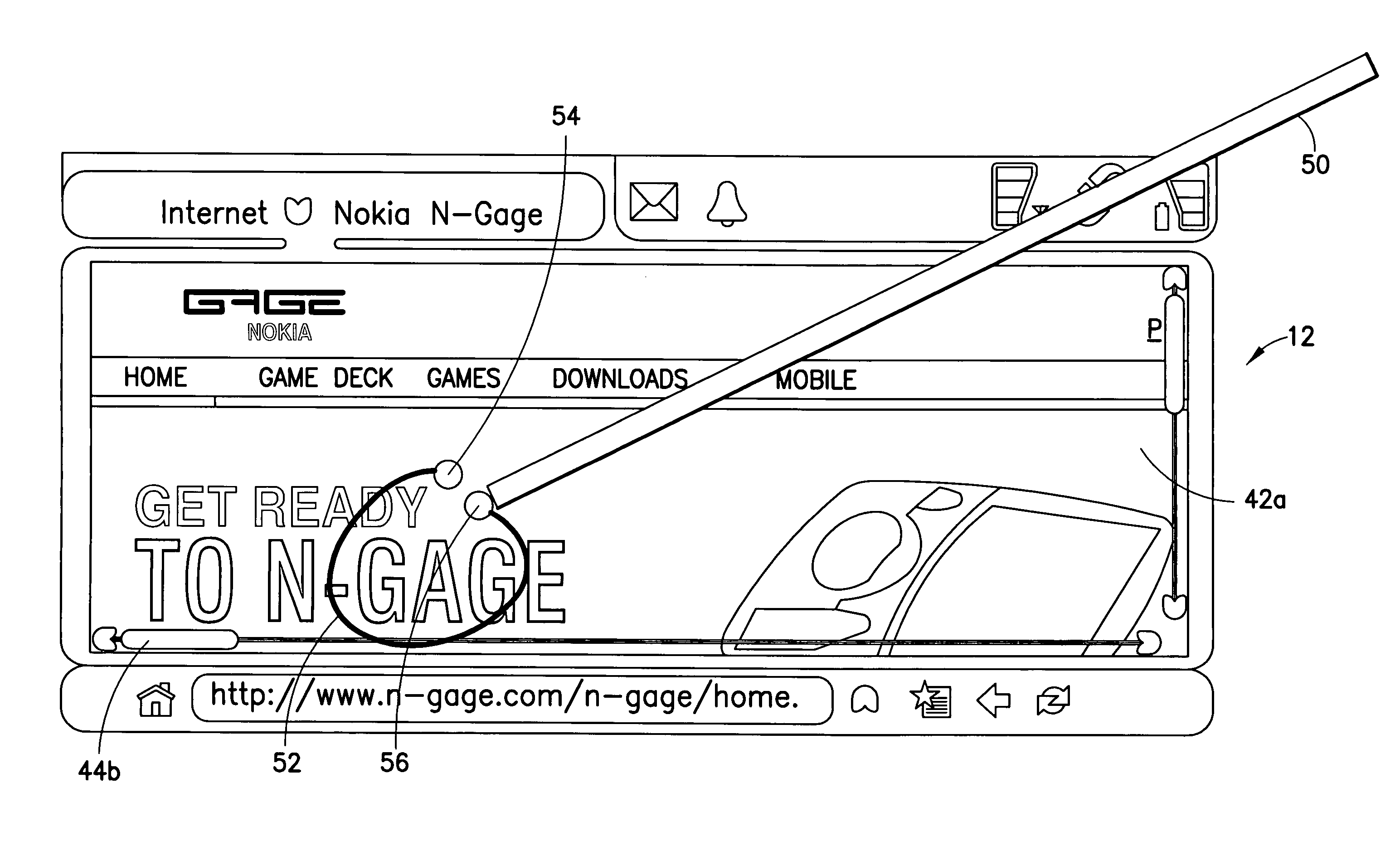 Graphical functions by gestures