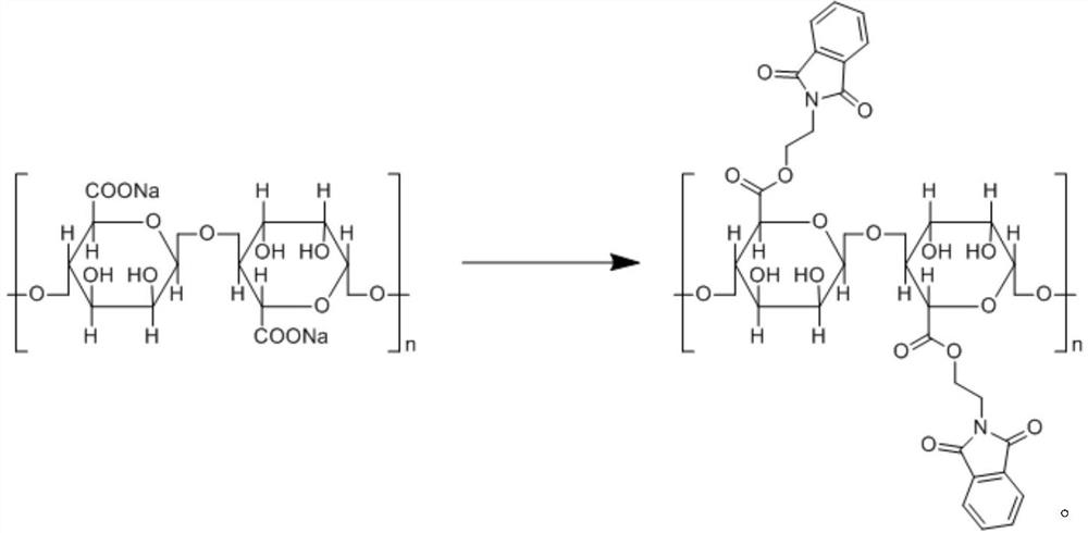 Modified sodium alginate, preparation method thereof, pressure-sensitive adhesive and patch