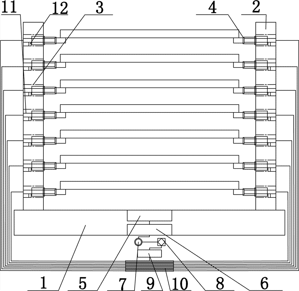 Plate storage rack