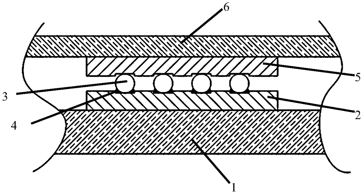 A support structure for the sintering process of large-scale reaction-sintered silicon carbide