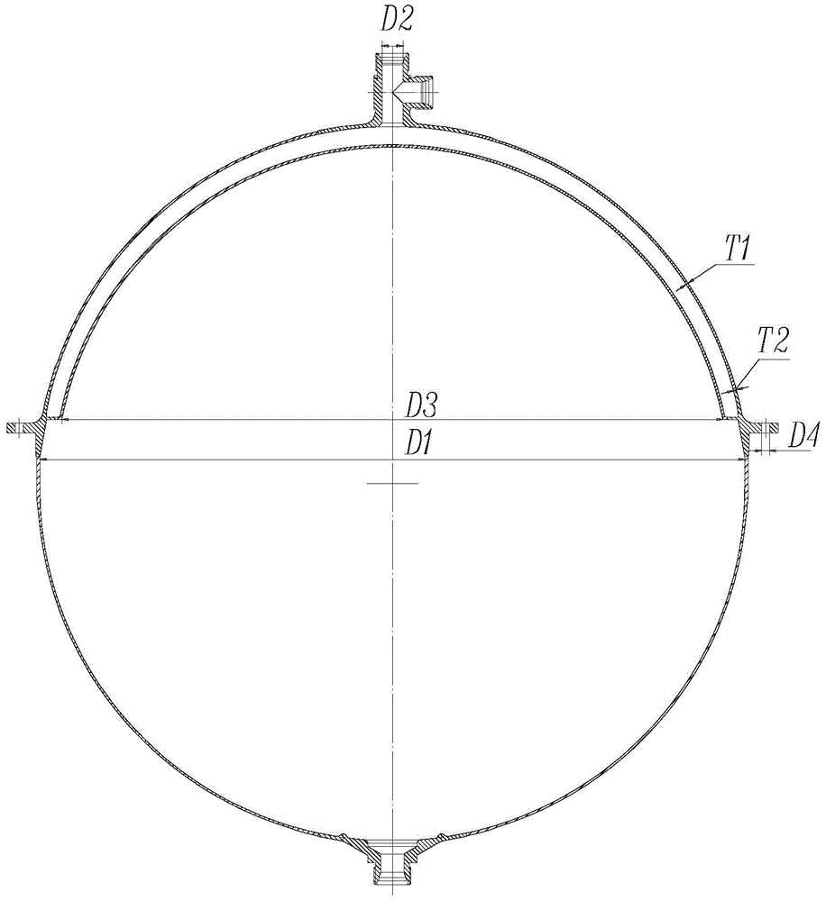 Metal propellant storage tank for spaceflight and manufacturing method thereof