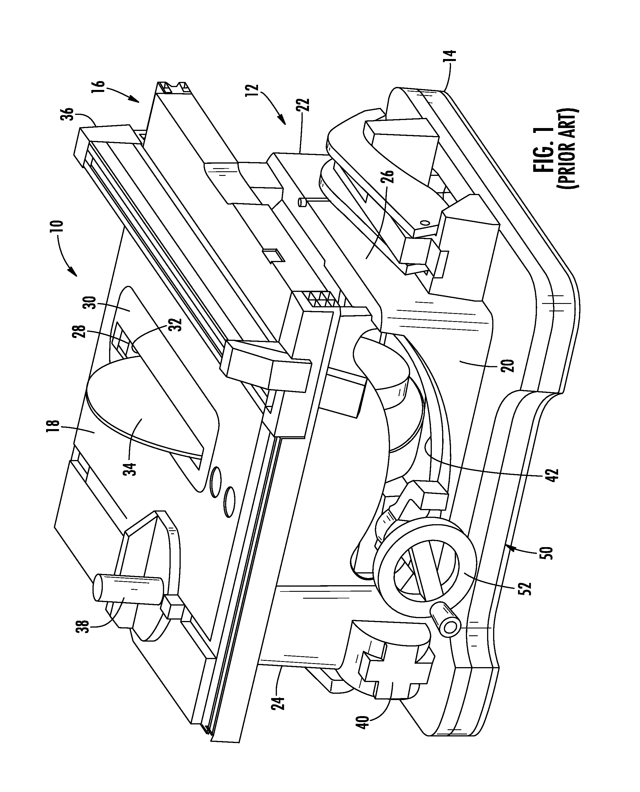 Removable Dust Compartment for Power Tool