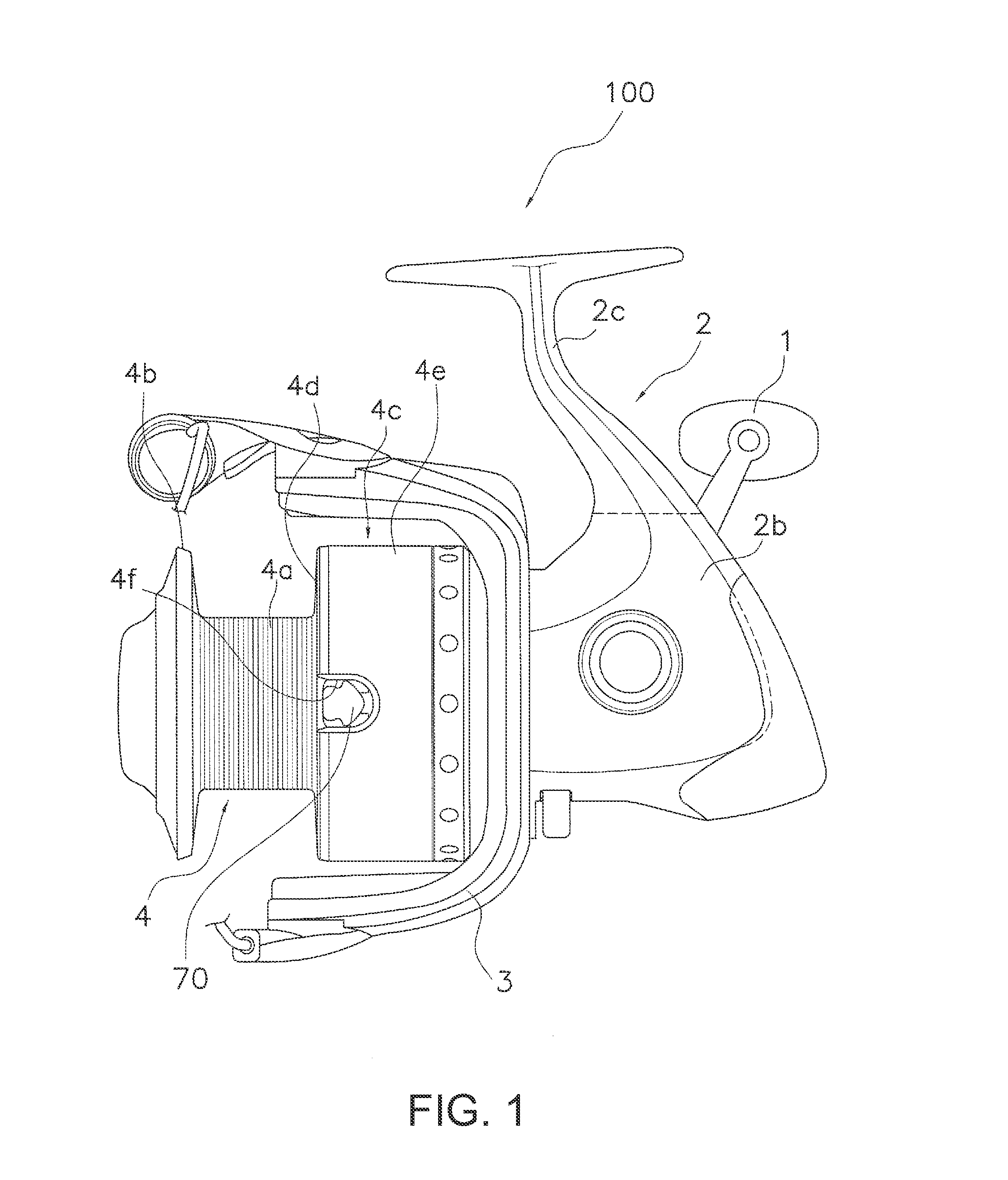 Line clip and a spool of a spinning reel to which the line clip is mounted