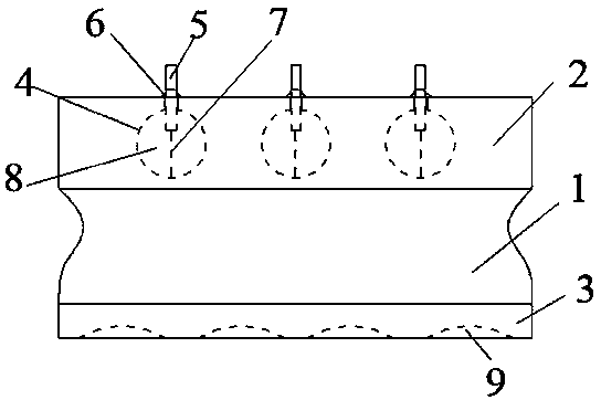 Glass fiber cloth with buffer function