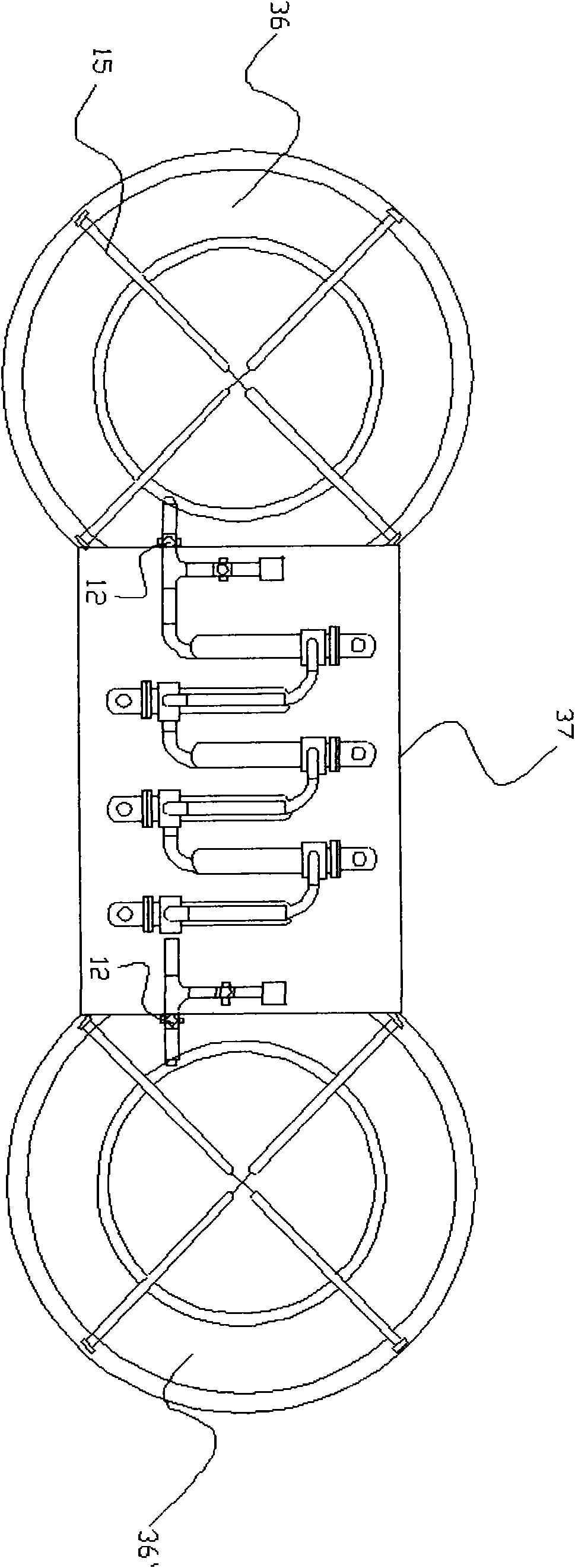 Salt-melting heat-storing warehouse