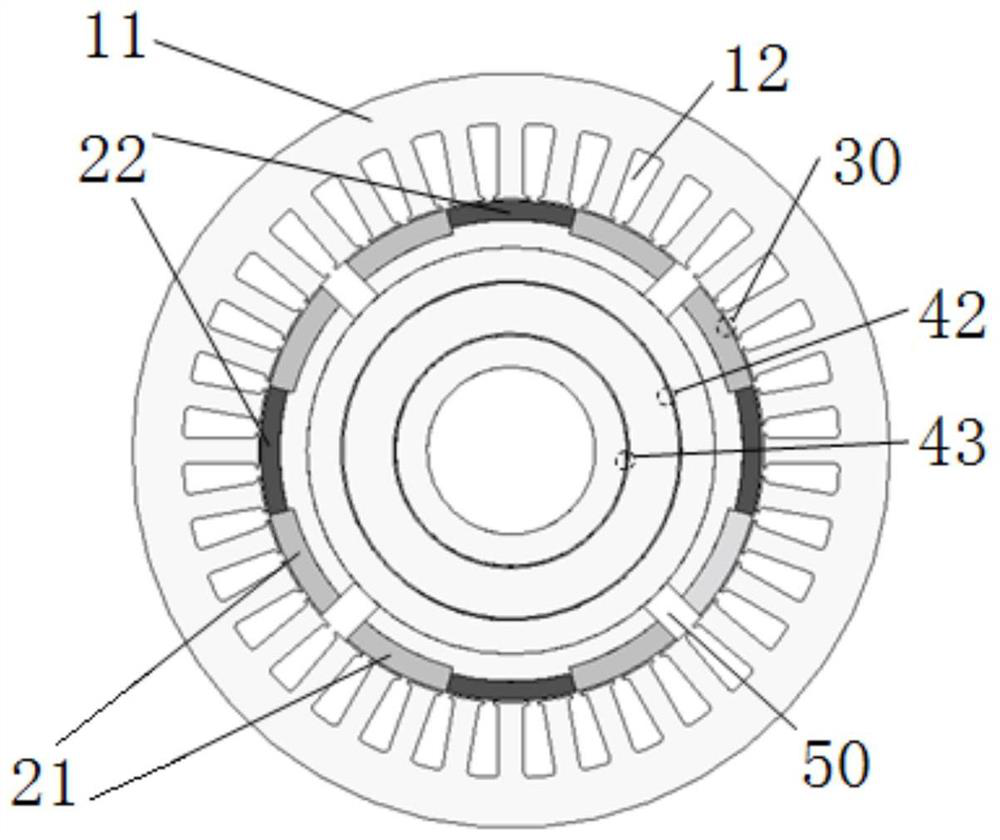 Rotor magnetic pole modulation type variable magnetic flux memory motor