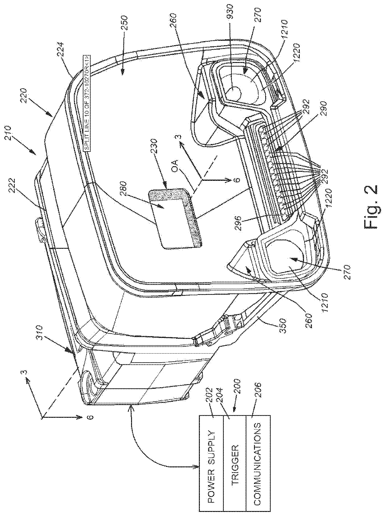 Handheld id-reading system with integrated illumination assembly