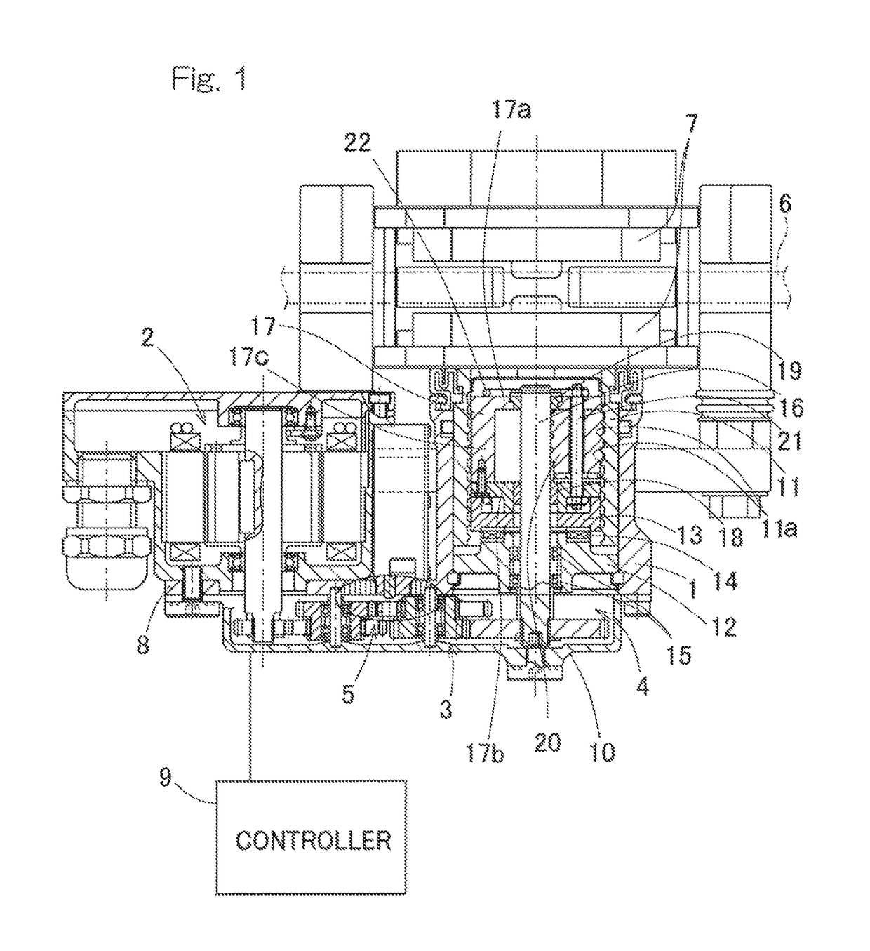 Electric brake device