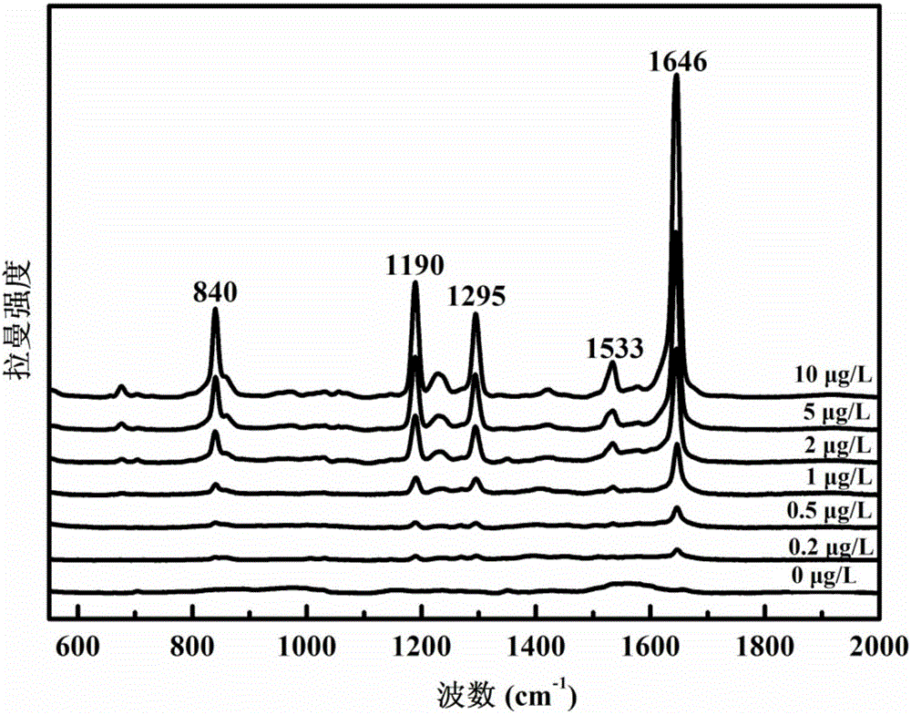 Method capable of quickly detecting paraquat in beverages