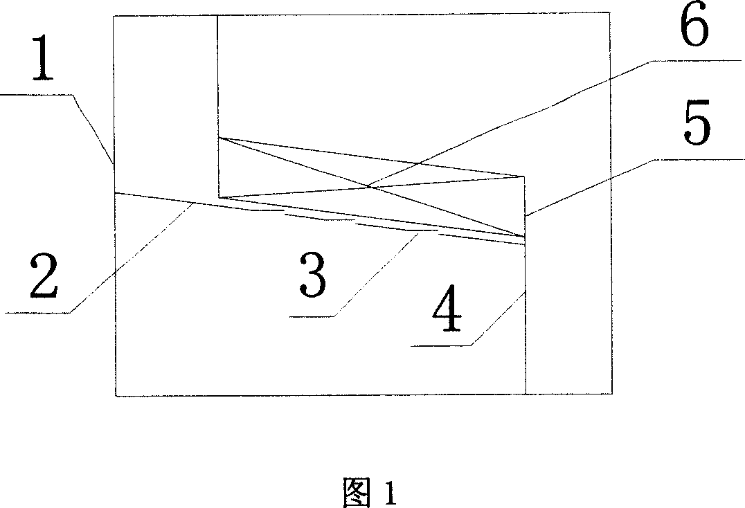 Inclined jetting column plate