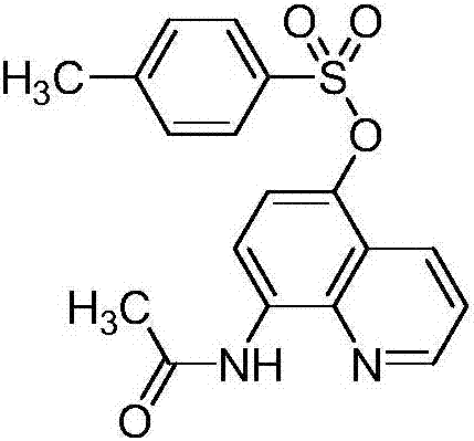 Preparation method of 5-sulfonyl oxy-8-carboxamidoquinoline derivative