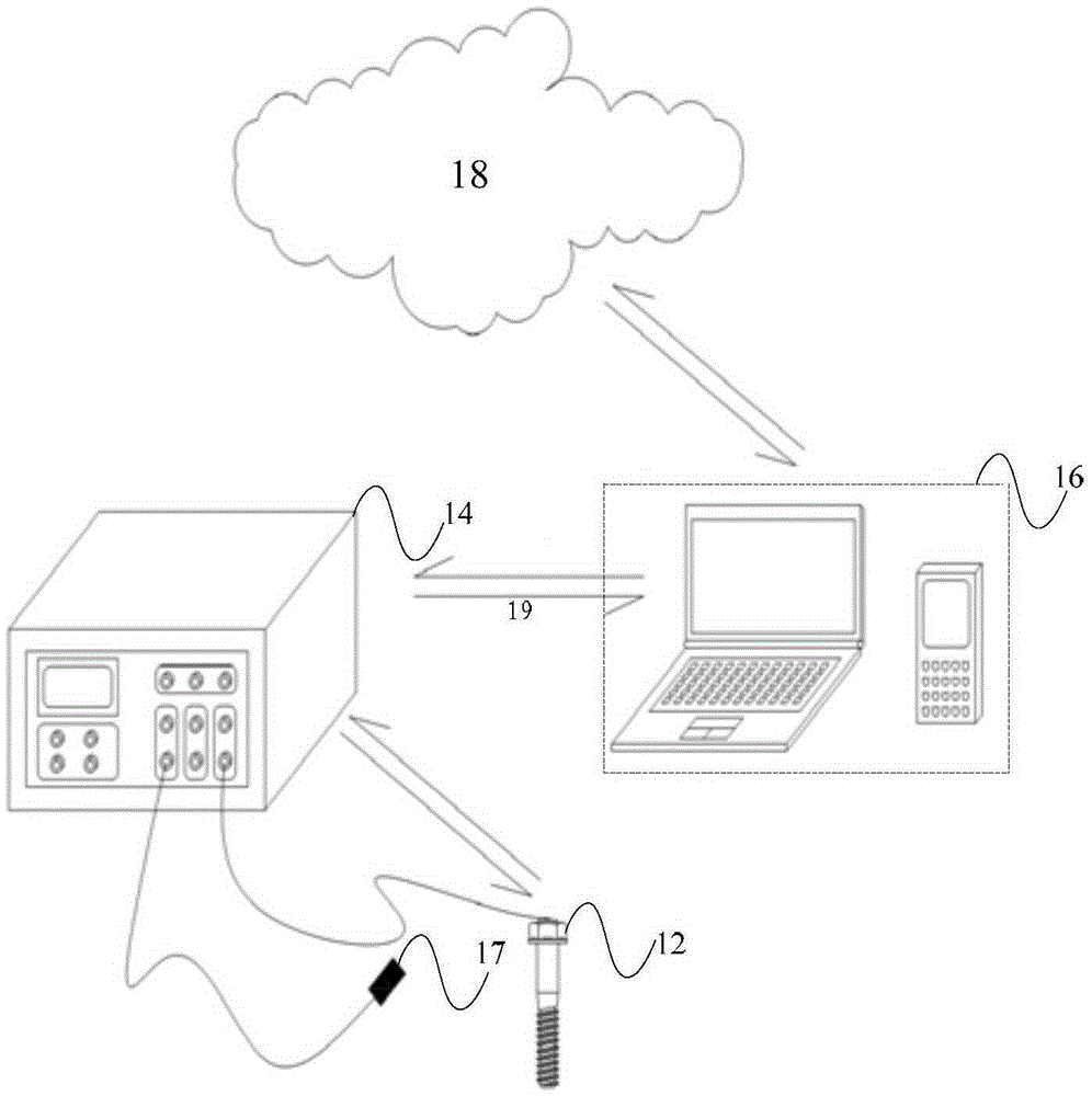 System and method for monitoring state of bolt