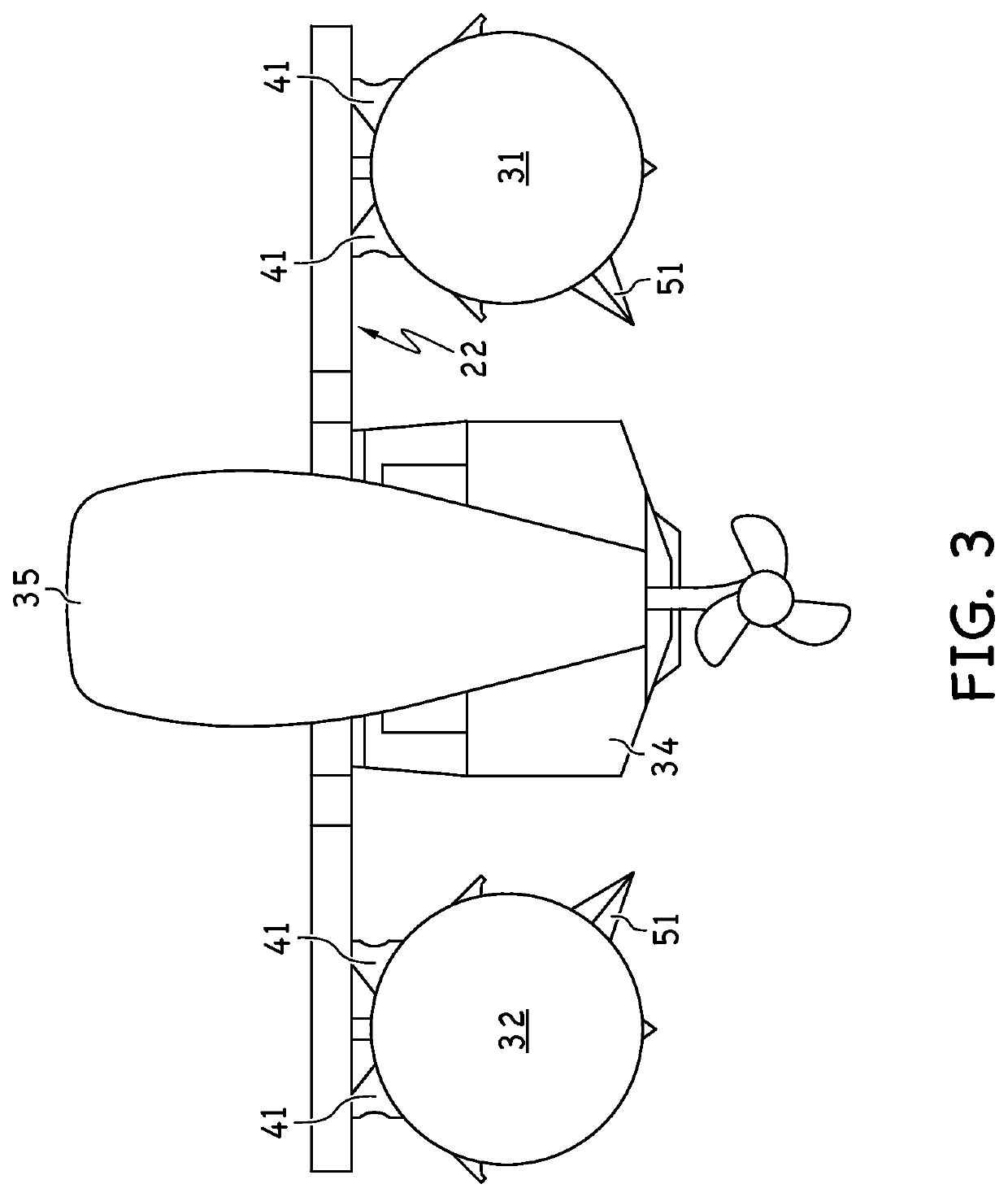 Pontoon-style vessel having motor pod providing extreme turning radius and performance handling