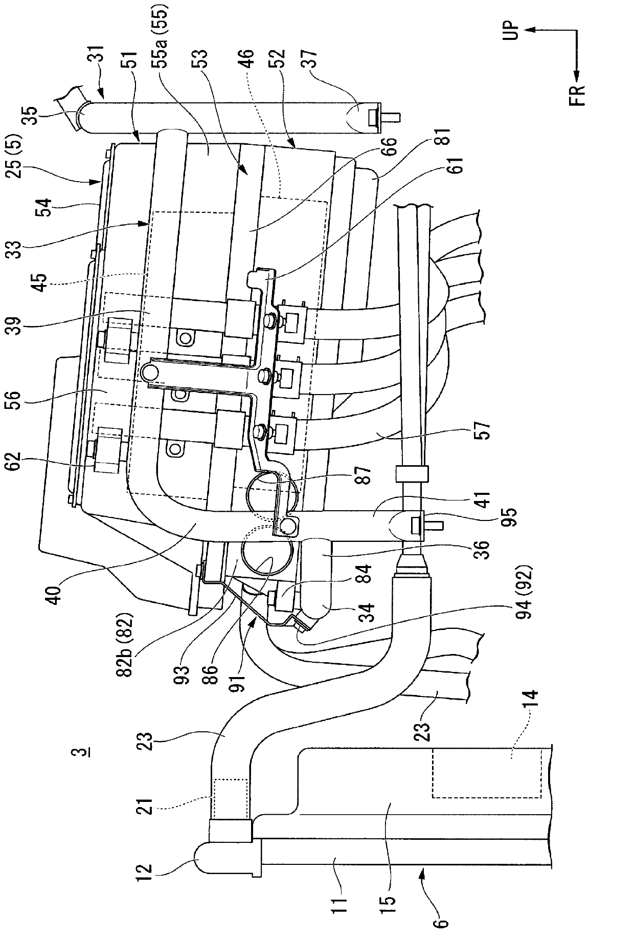 Protection structure of power control unit