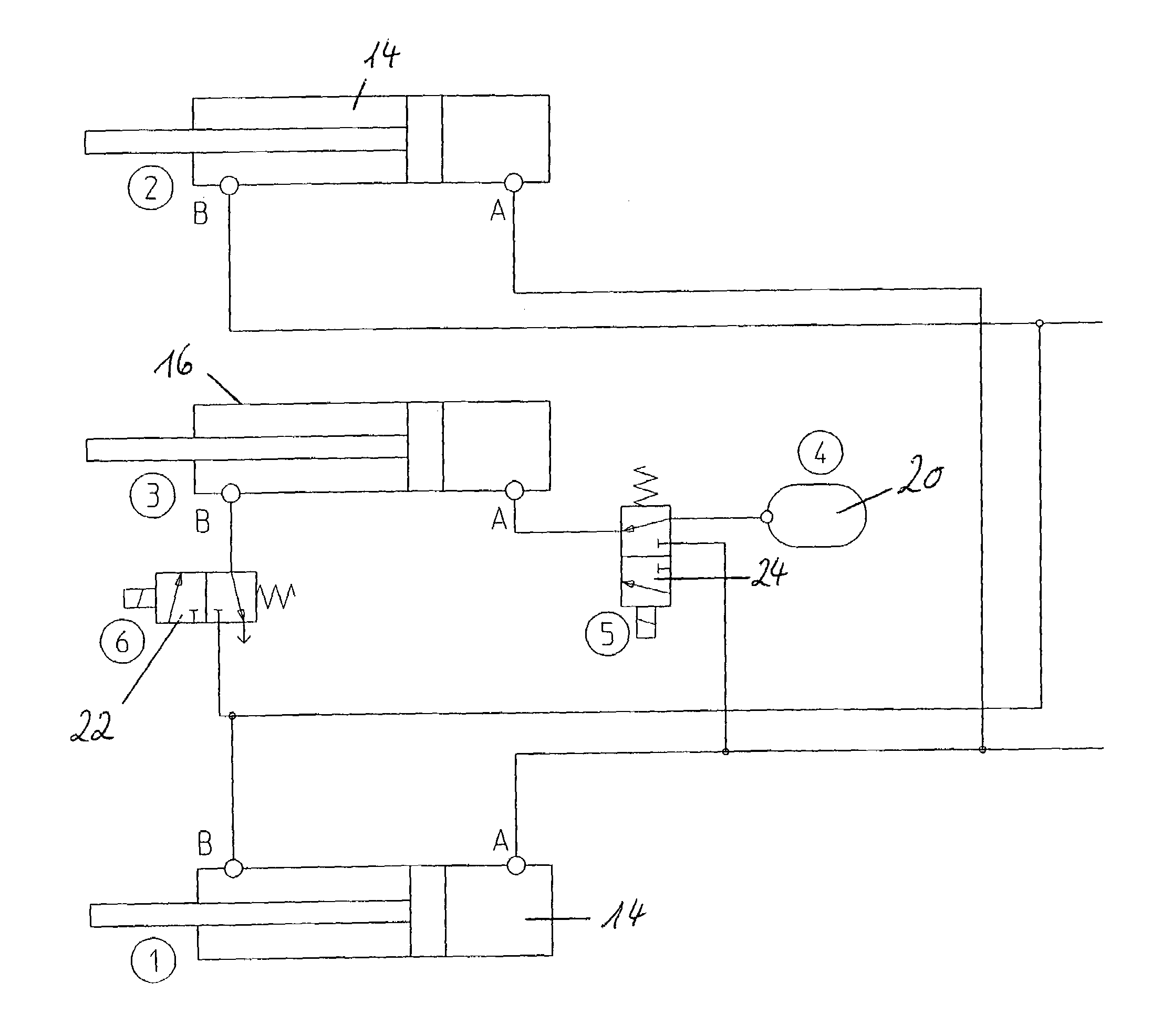 Excavator and a machine for material transfer