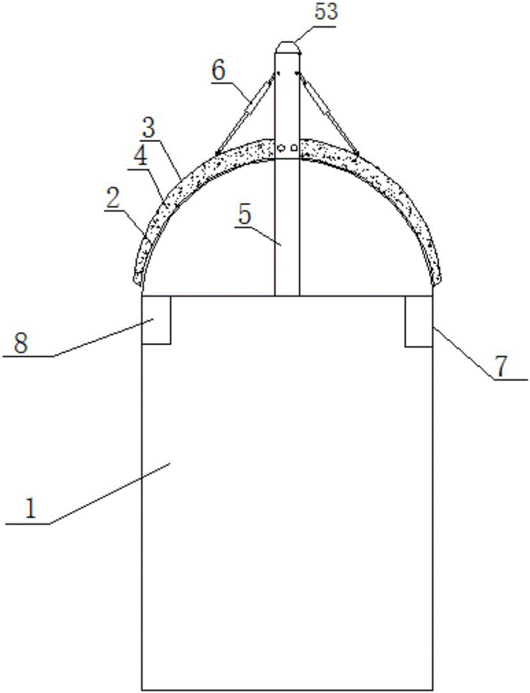 Ring main unit used in region high in day-night temperature difference variation