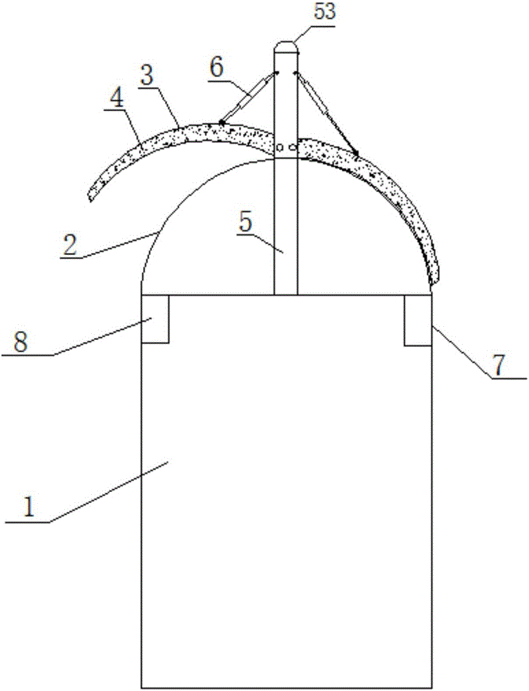 Ring main unit used in region high in day-night temperature difference variation