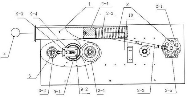 Automatic receiving and receiving ball training device