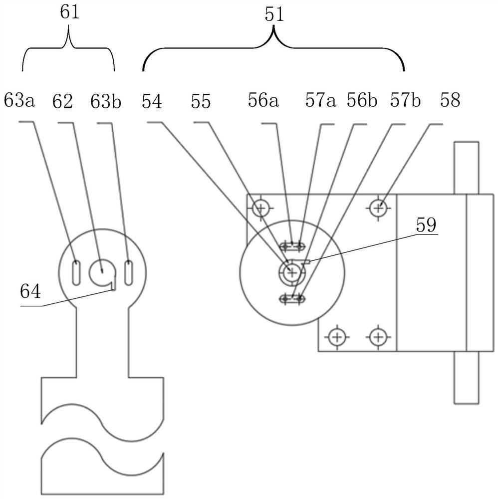 Foldable underwater vehicle flapping wing device and underwater vehicle