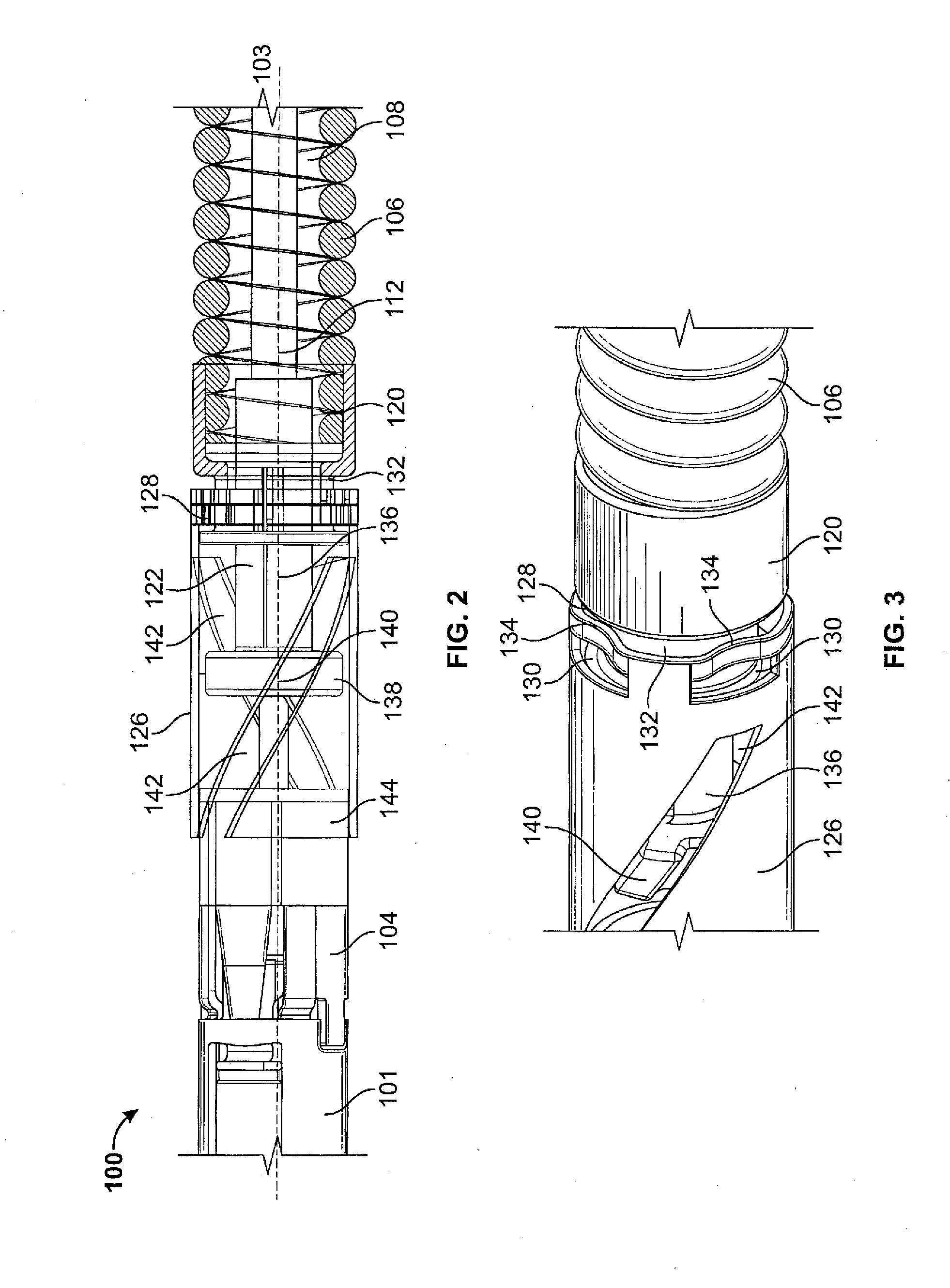 Linear rotation mechanism for hemostasis clip device and other devices