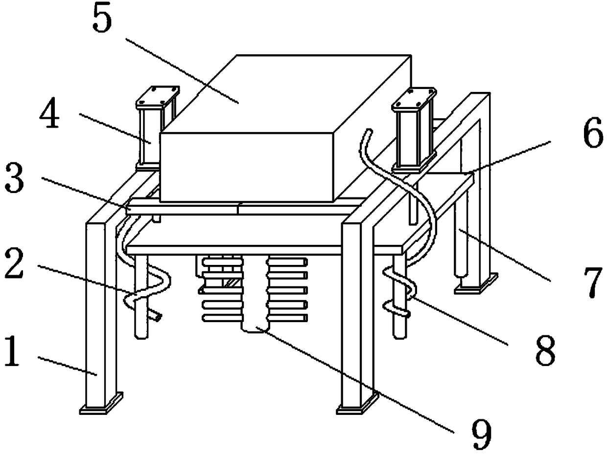 Desilting device for hydraulic engineering