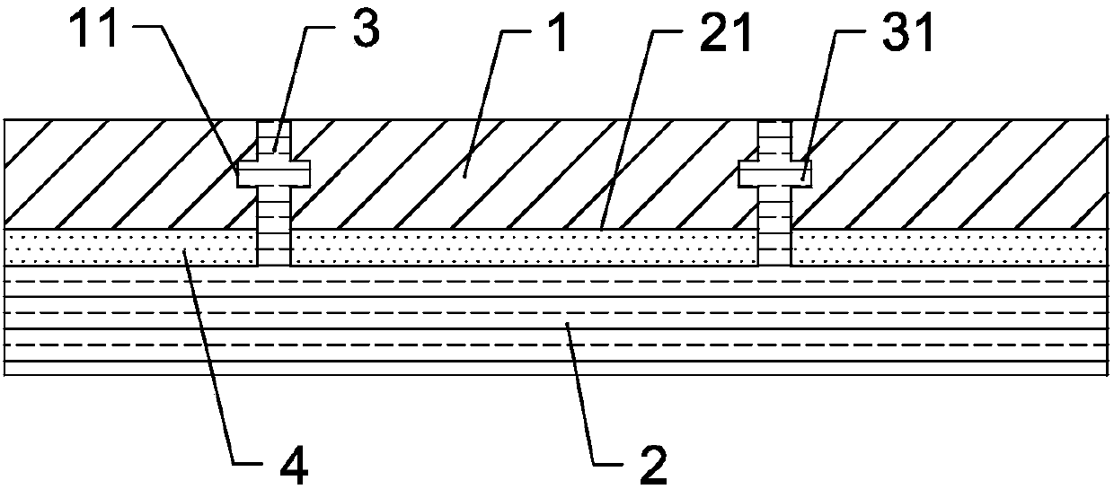 Floor tile laying structure